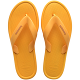 Women's Puffed Up Flip Flops - CAJA YELLOW