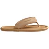 Women's Maxi Puffed Flip Flops - GOLDEN