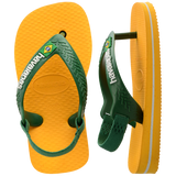 Baby Brazil Logo Flip Flop Sandals - Pop Yellow/Amazon