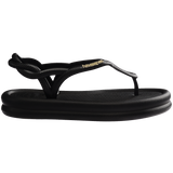 Women's Luna Puffed Sandals - BLACK