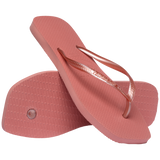Women's Slim Square Flip Flops - CANYON CLAY