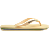 Women's Brazil Logo Flip Flops - BUTTERCREAM