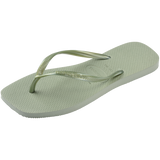 Women's Slim Square Flip Flops - SMOKE GREEN