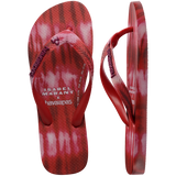 Women's Isabel Marant Top Ikat Flip Flops - Red